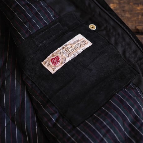 BiburyCourt／WAXED COTTON FIELD JACKET -Black-