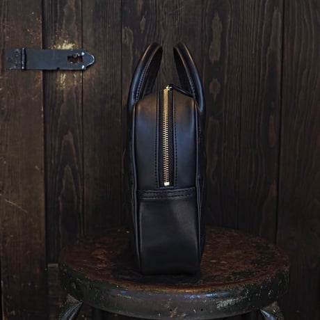 DEER HORN SMITH'S ／ DIA STITCH LEATHER BAG -Mini-