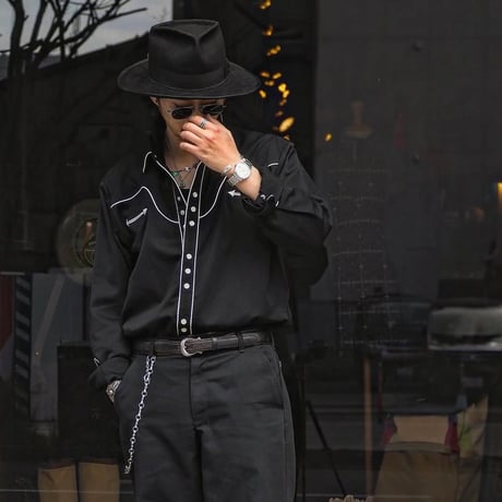 SCULLY ／ PIPING WESTERN SHIRT
