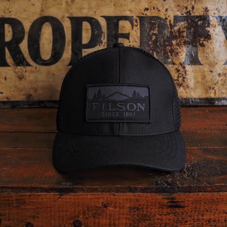 FILSON／LOGGER MESH CAP -Black-