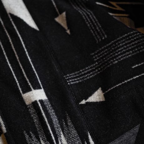 Earth spirit Original / PATCHWORK WOOL BLANKET JACKET -CH-Special-
