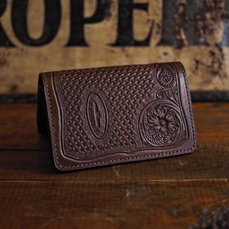 DEER HORN SMITHS Leather／CRAFT MIDDLE WALLET ”BROWN"