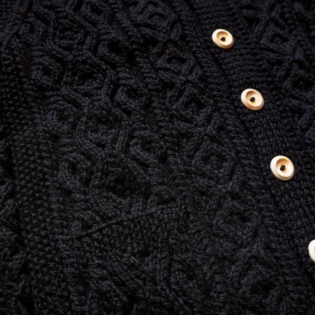 INVERALLAN / 3A LUMBER CARDIGAN "BLACK"