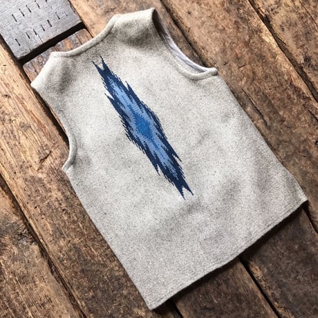 ORTEGA’S / VEST   (LIGHTGRAY36インチ)  イニシャルS