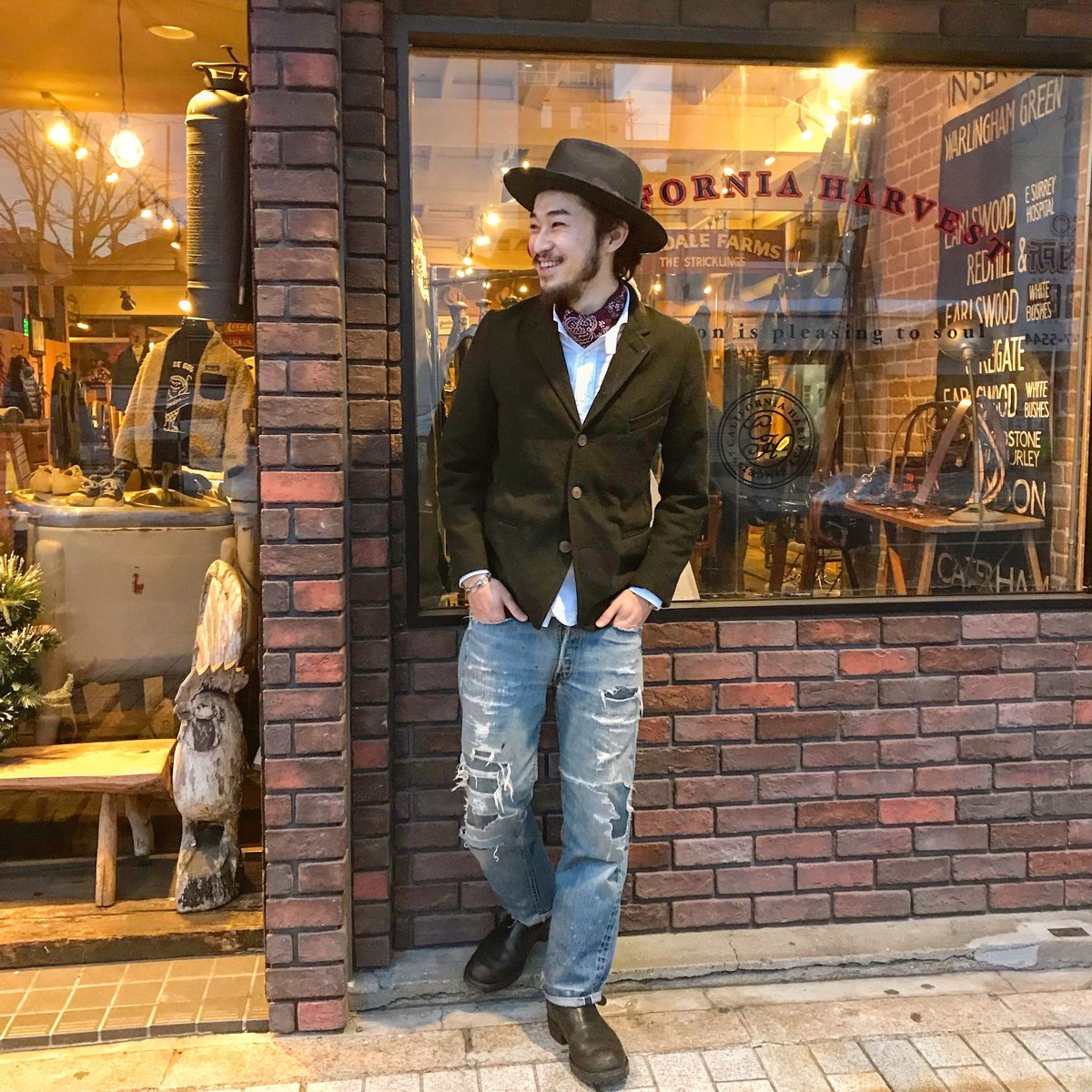 HAVERSACK / ツィードジャケット | CALIFORNIA HARVEST ONL