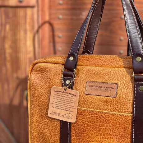 CORONADOLEATHER / AMERICAN BISON BRIEF CASE
