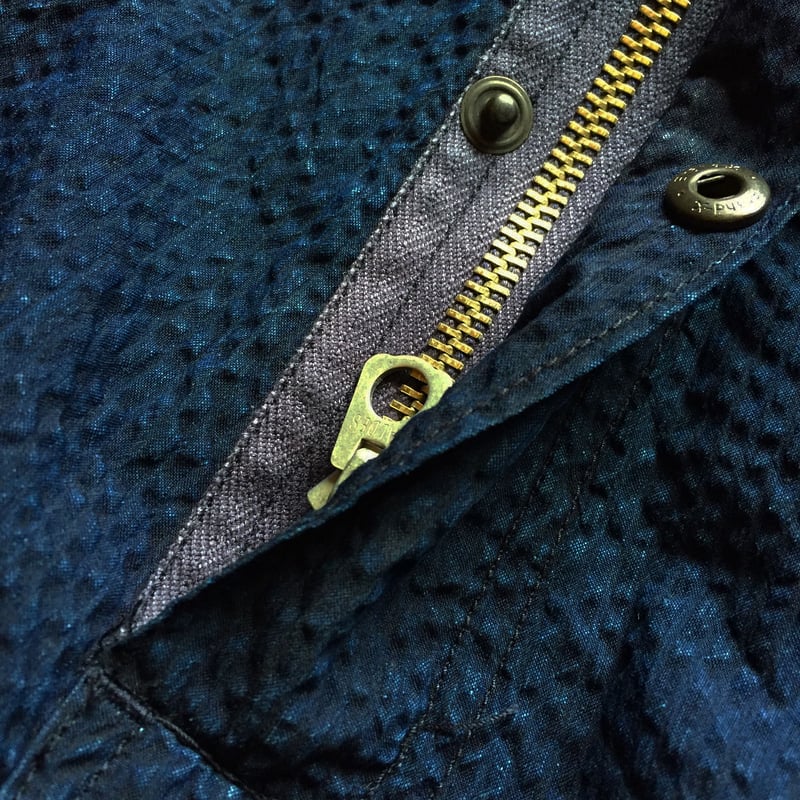 HAVERSACK / インディゴシアサッカーオールインワン