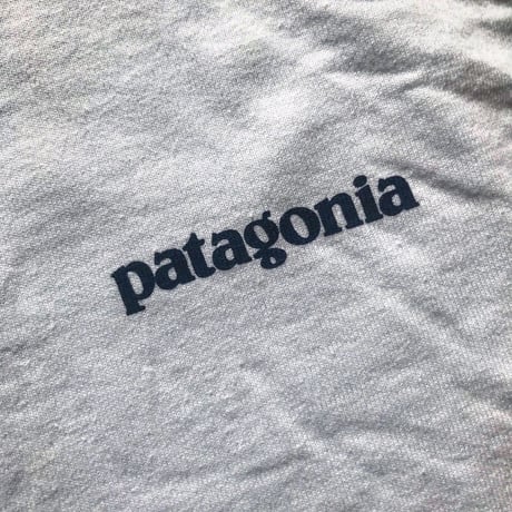 patagonia / ﾃｷｽﾄ ﾛｺﾞ ﾛﾝｸﾞｽﾘｰﾌﾞTEE