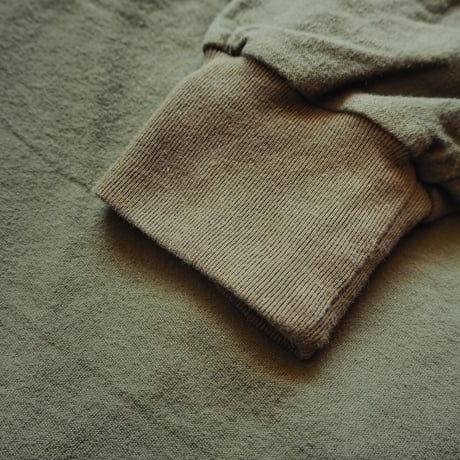 FULLCOUNT / Plain Cotton Flannel P/O Mock Neck Shirts