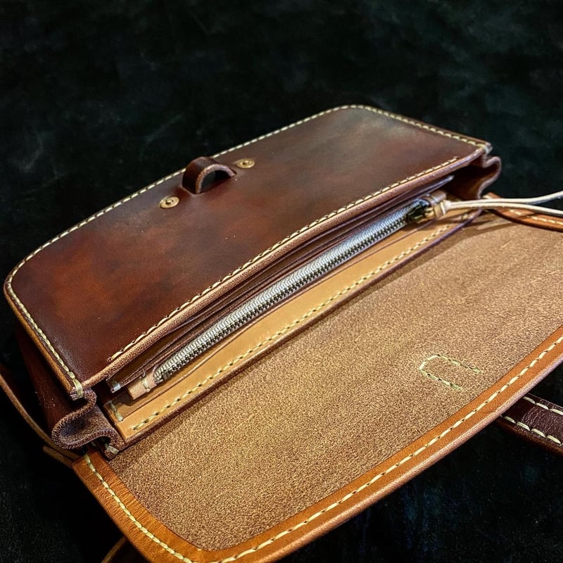 梟唄 OWLSONG オウルソング サドルレザー　ミニマグライトケース 梟唄OWLSONG / PENDANT BAG | CALIFORNIA HARVEST O