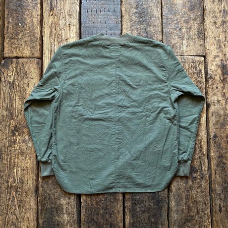 FULLCOUNT / Plain Cotton Flannel P/O Mock Neck Shirts