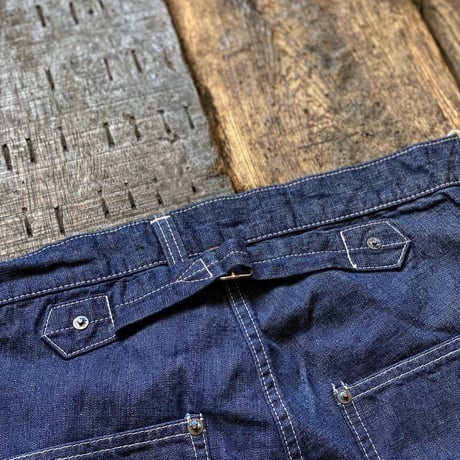 FULLCOUNT / PW Denim Cinch Back Work Pants