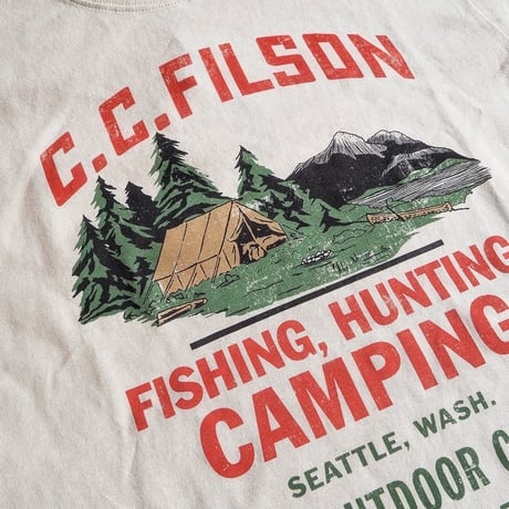 FILSON ／ FRONTIER GRAPHIC TEE -Ivory-