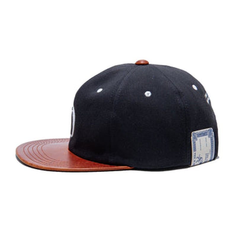 THE H.W.DOG&CO. / 2 TONE LEATHER COTTON CAP | C...