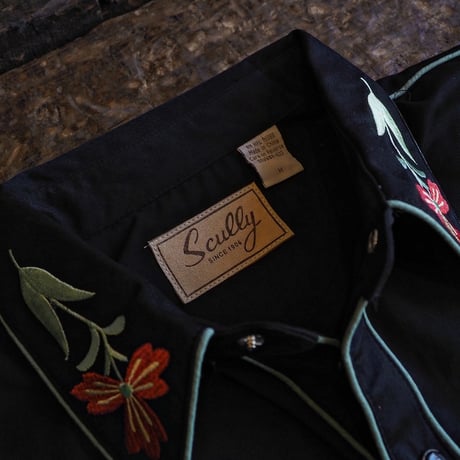SCULLY ／ Embroidery Western Shirt