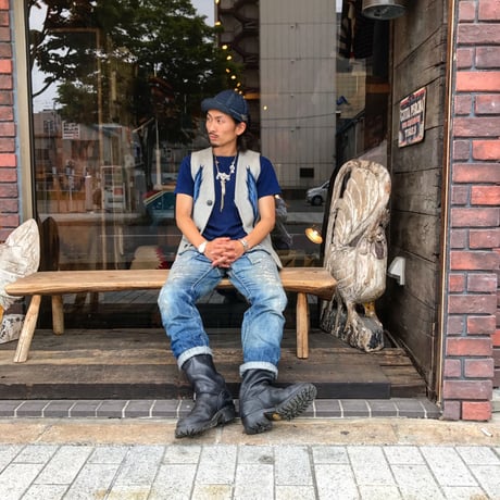 ORTEGA’S / VEST   (LIGHTGRAY36インチ)  イニシャルS