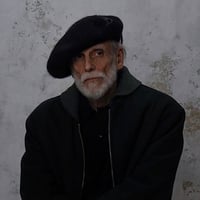 THE H.W.DOG&CO.／LEATHER WAPPEN FLUFFY BERET