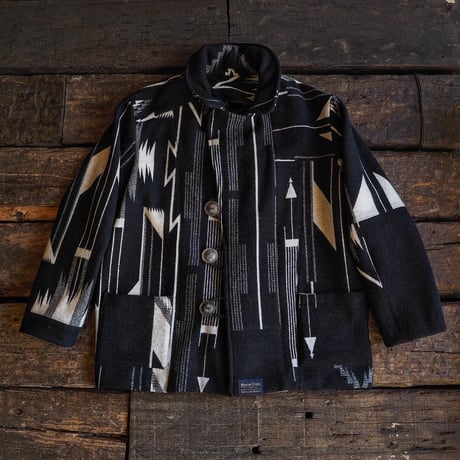 Earth spirit Original / WOOL BLANKET JACKET -XL-