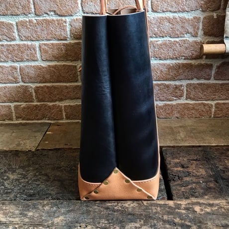 LEFT HAND TOTE BAG GRcompany別注 / 限定Horween Chromexcel BLACK×TAN