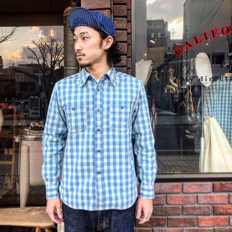 STEVENSON OVERALL CO. / DOUBLE LAYERED WORK SHIRT