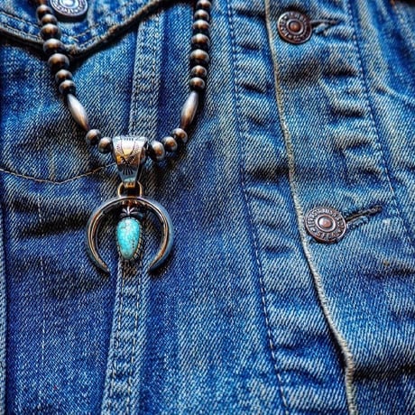 Kyle Lee Arnderson / TURQOISE PETDANT TOP(number 8 Turquoise)