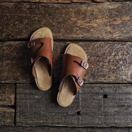 LIGHT MARKER ／ DOUBLE MONK STRAP SANDAL -Special Buckle-