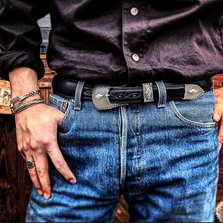 DUCKTAIL ／ 3P SILVER BUCKLE