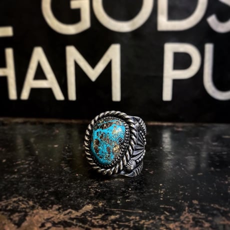 DRLBERT GORDON / スタンプワークリング（ペルシアンターコイズ）