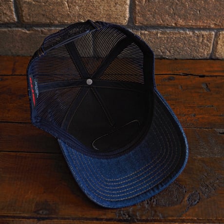 DEER HORN SMITH'S / Logo Mesh Cap ”DENIM”