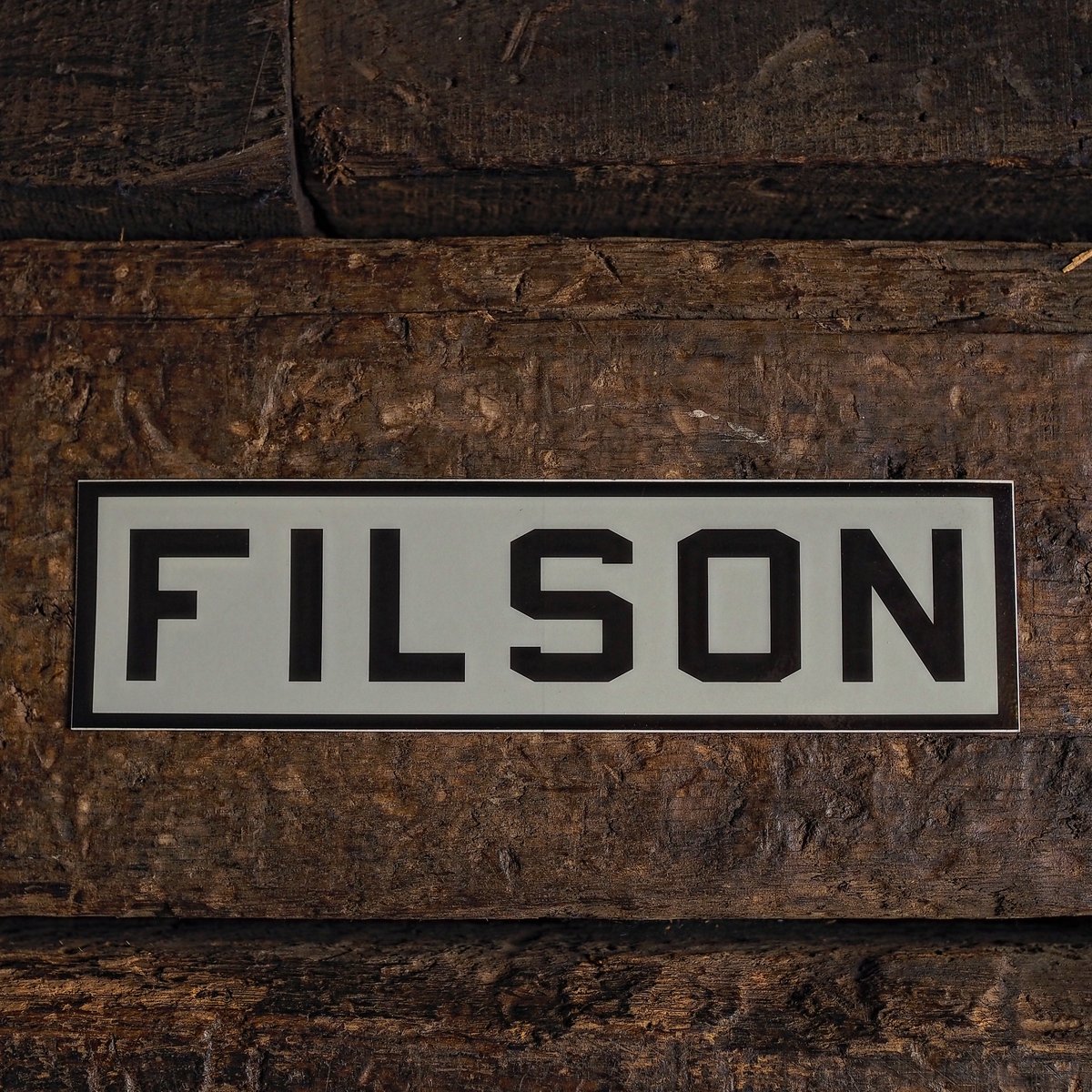 値下げ◎フィルソン　FILSON ティンサイン　看板　ディスプレイ FILSON / Logo Sticker | CALIFORNIA HARVEST ONL