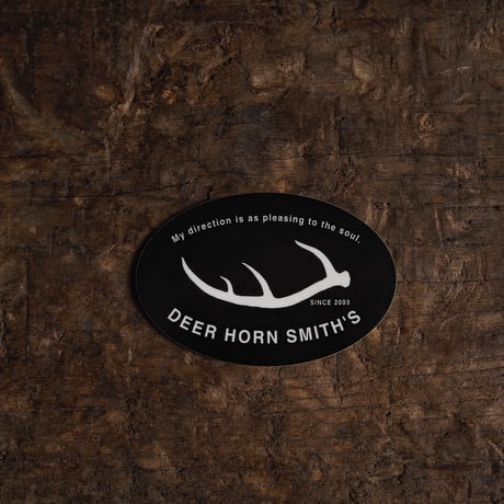 DEER HORN SMITH'S / Round Sticker