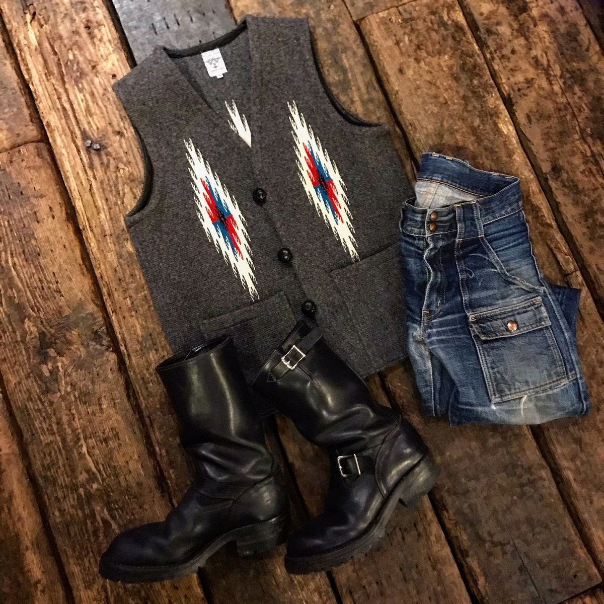 ORTEGA'S / VEST (DARKGRAY38インチ) | CALIFORNIA