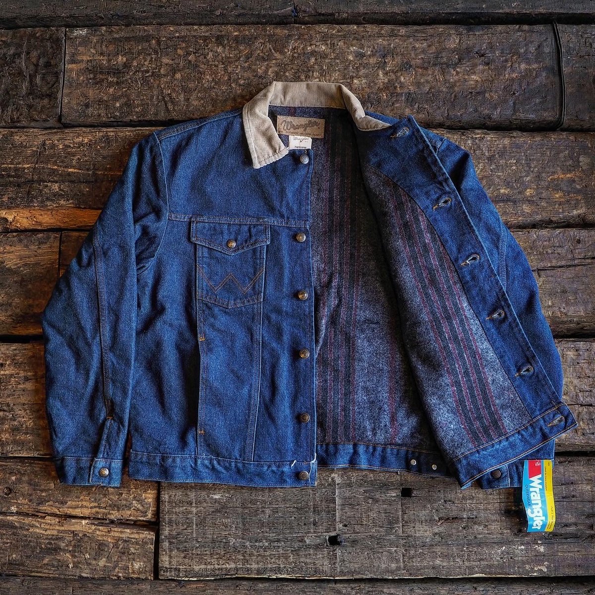 80s USA製 wrangler 74260PW デニムジャケット 38 80s USA製 wrangler 74260PW デニムジャケット 38 - メルカリ