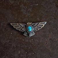 DUCKTAIL × DEER HORN SMITH'S ／ Thunderbird Pin Badge（R）