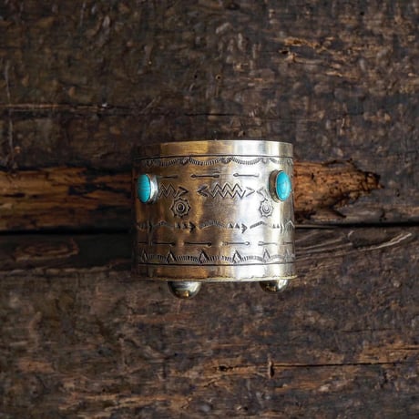 J.Alexander / STAMPED TURQUOISE WINE COASTER