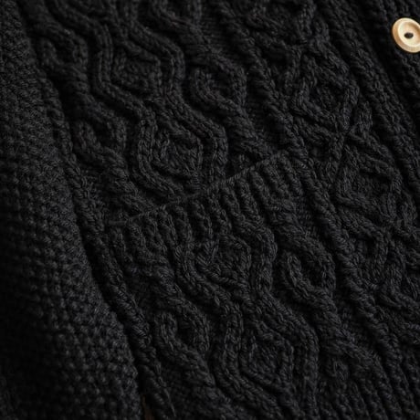 INVERALLAN / 3A LUMBER CARDIGAN "BLACK"