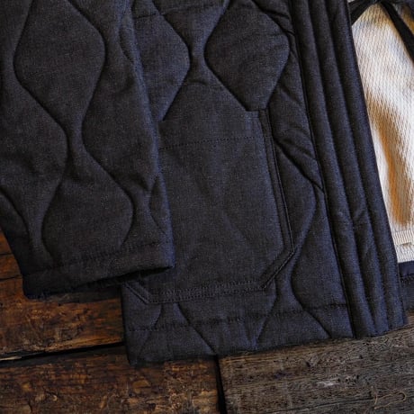 FULLCOUNT／DENIM QUILTING HAPPI COAT