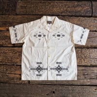 PENDLETON ／ CUT WORK OPEN COLLAR SHIRT -White-