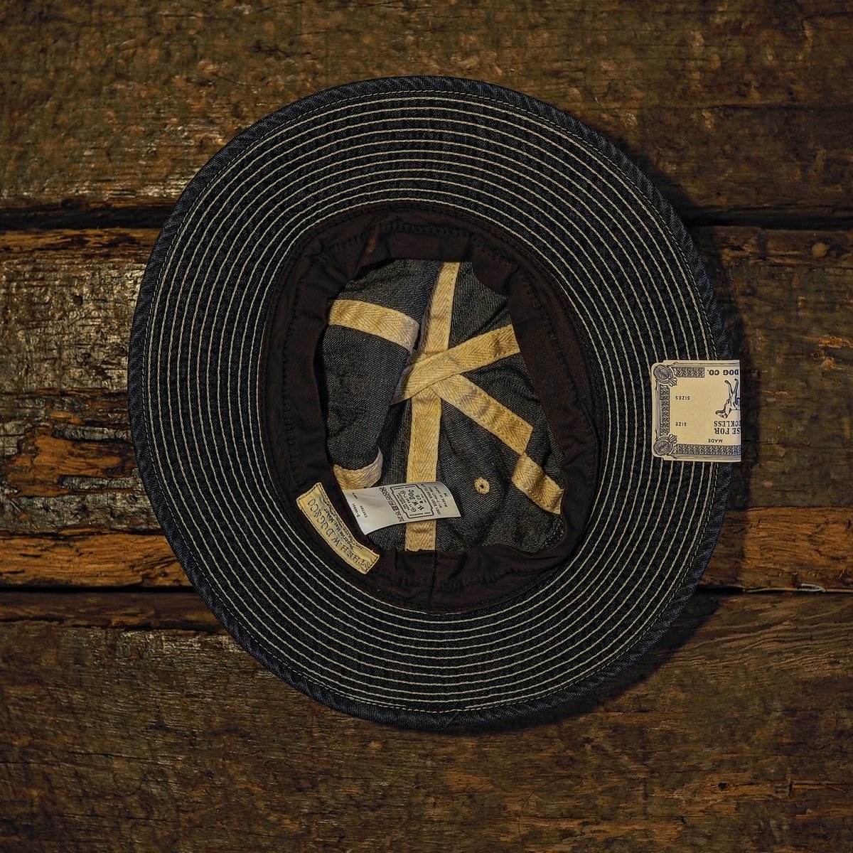 THE H.W.DOG&CO. / Vintage Denim Fatigue Hat THE H.W.DOG&CO. / Vintage Denim Fatigue Hat