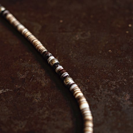 DUCK TAIL ／Heishi Beads Necklace "Type-B"