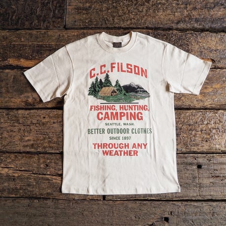 FILSON ／ FRONTIER GRAPHIC TEE -Ivory-
