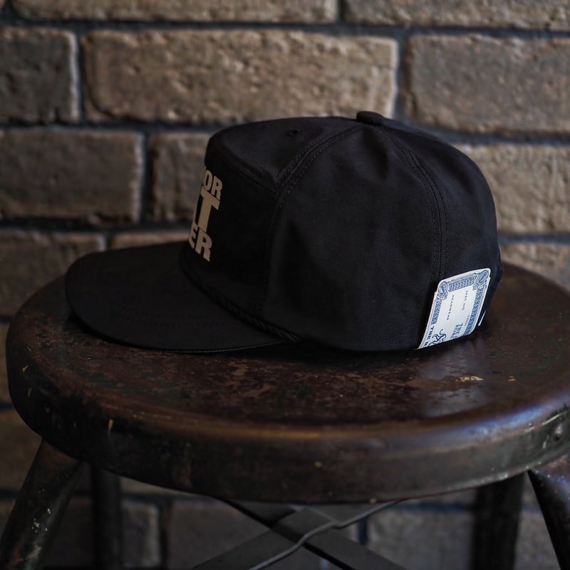 THE H.W. DOG&CO. ／ SQUARE CAP -Black- | CALIFOR