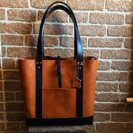 LEFT HAND TOTE BAG HARVEST別注 / CAMEL × BLACK