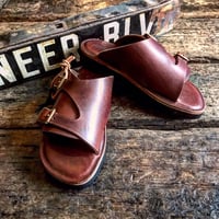 LIGHT MARKER / DOUBLE MONK STRAP SANDAL(ﾃｨﾝﾊﾞｰ)