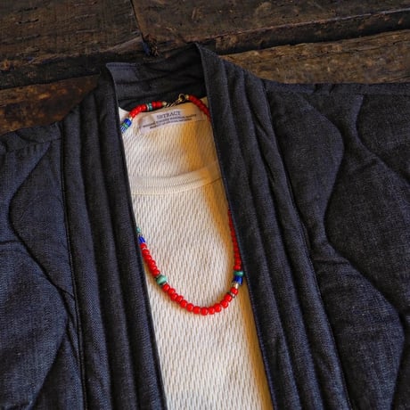 FULLCOUNT／DENIM QUILTING HAPPI COAT