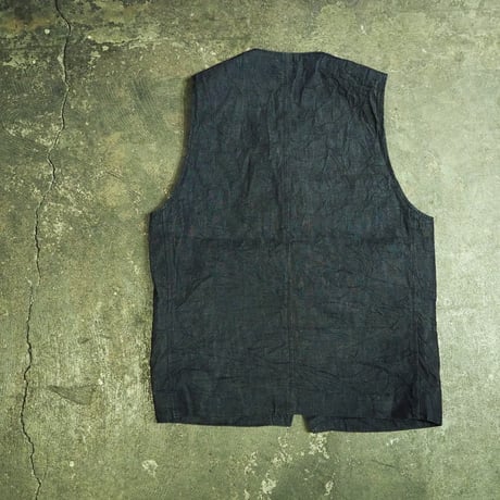 FULLCOUNTｘADDICTCLOTHES / DENIM 4 POCKET WAISTCOAT