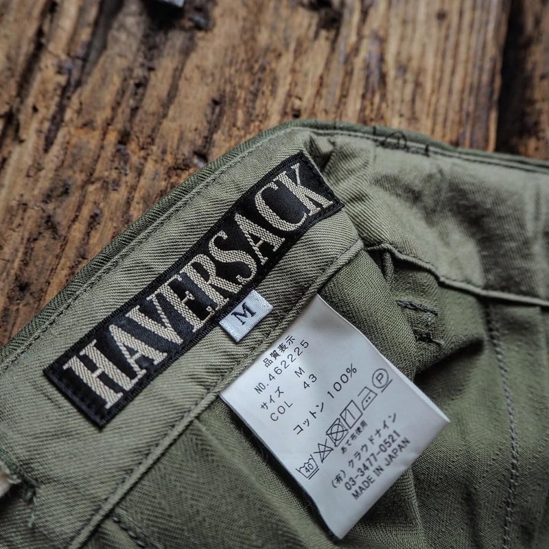 HAVERSACK / ヘリンボーンワイドミリタリーパンツ | CALIFORNIA HAR