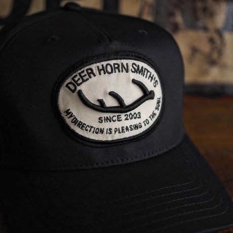 DEER HORN SMITH'S / LOGO TWILL CAP