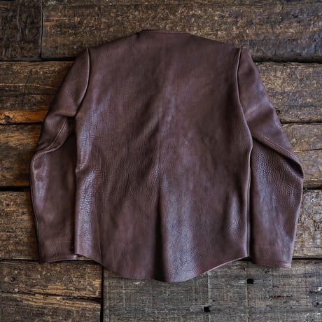 DEER HORN SMITH’S / NO COLLAR JACKET "DEER LEATHER"