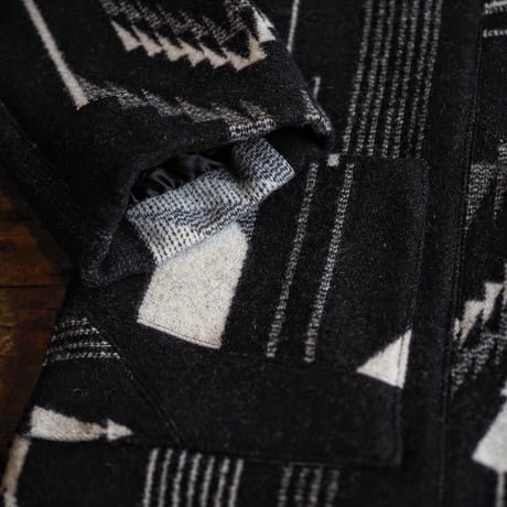 Earth spirit Original / PATCHWORK WOOL BLANKET JACKET -CH-Special-